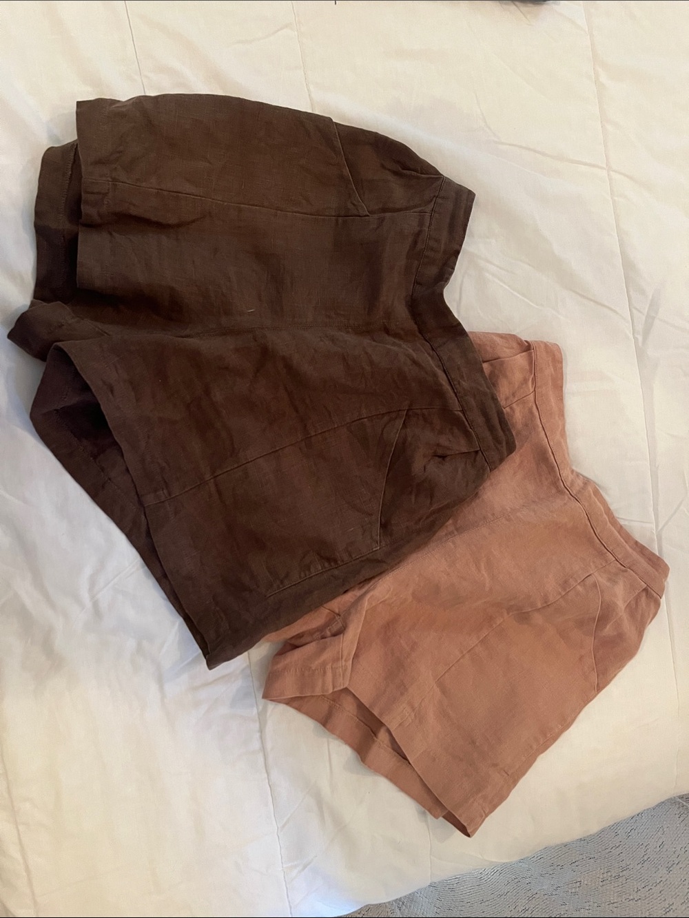 2 pair - Vetta linen shorts XS